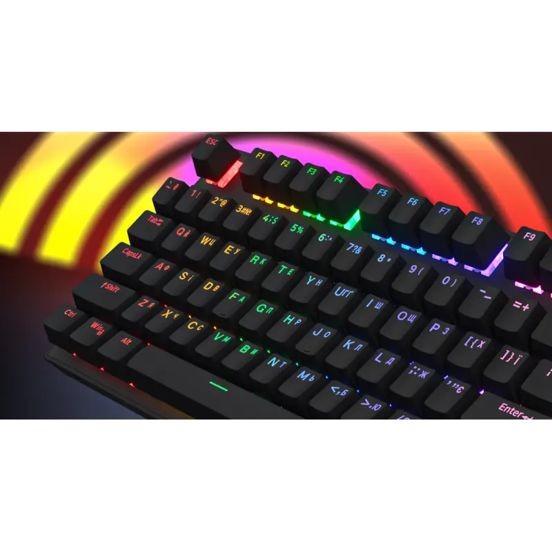 Клавіатура HATOR Icefall Mecha Rainbow Black (HTK104UA)