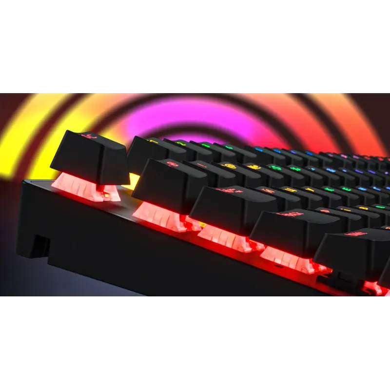 Клавіатура HATOR Icefall Mecha Rainbow Black (HTK104UA)