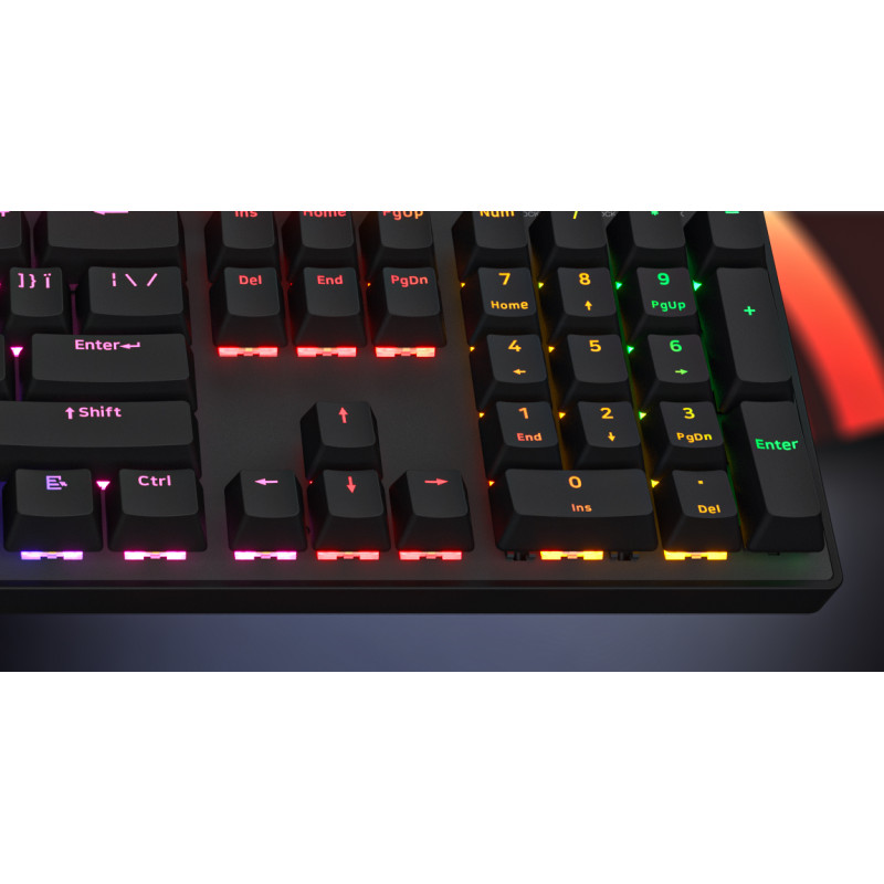 Клавиатура HATOR Icefall Mecha Rainbow Black (HTK104UA)