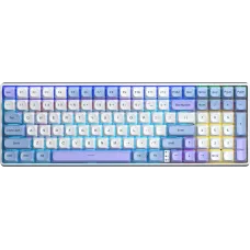 Клавиатура AULA S100 Pro RGB KRGD Red Switch Wireless White/Blue (6948391205762)