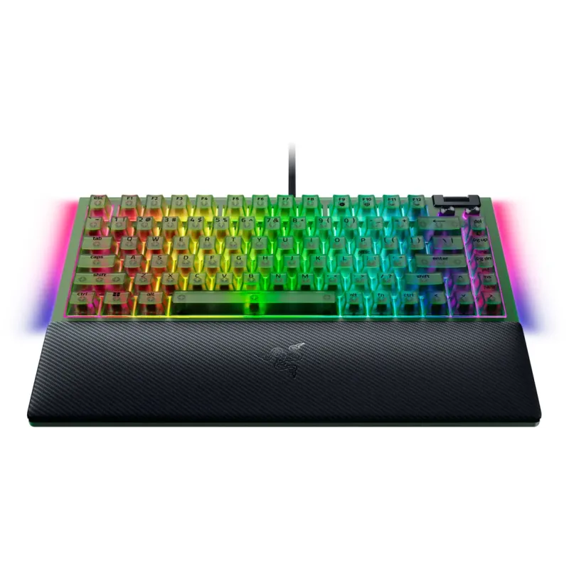 Клавиатура Razer BlackWidow V4 75% Phantom Green Edition (RZ03-05003300-R3M1)