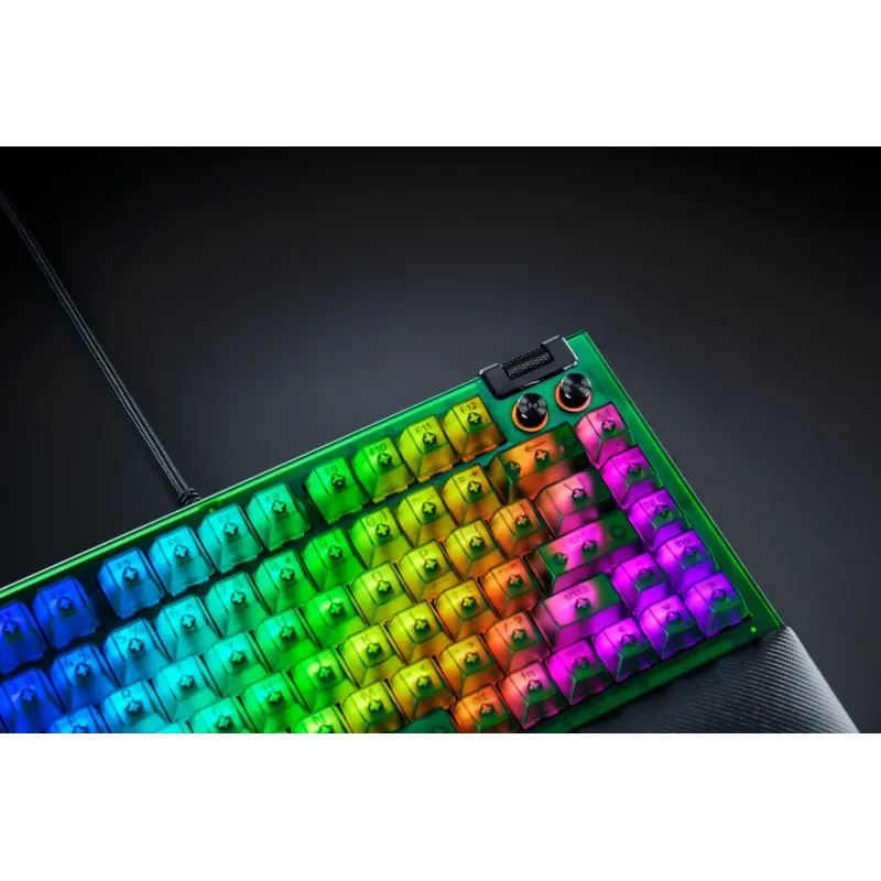 Клавиатура Razer BlackWidow V4 75% Phantom Green Edition (RZ03-05003300-R3M1)