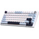 Клавіатура GamePro MK160 V2 Warden QLAB Sakura White (MK160-V2-BL-QS)