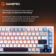 Клавіатура GamePro MK160 V2 Warden QLAB Sakura White (MK160-V2-BL-QS)