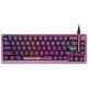 Клавиатура Thunderobot VIC68 Gateron Magnetic Jade Switch USB UA Purple (6932066317201)