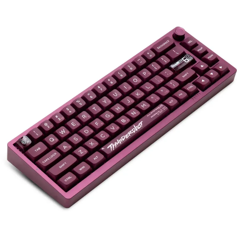 Клавиатура Thunderobot VIC68 Gateron Magnetic Jade Switch USB UA Purple (6932066317201)