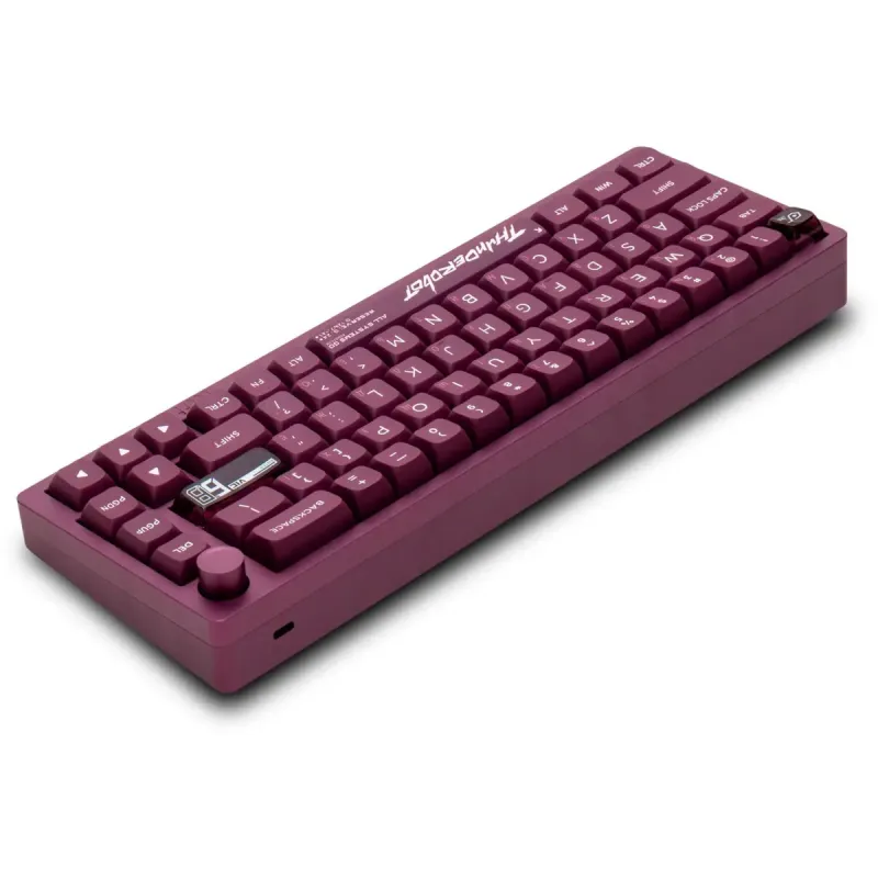 Клавиатура Thunderobot VIC68 Gateron Magnetic Jade Switch USB UA Purple (6932066317201)