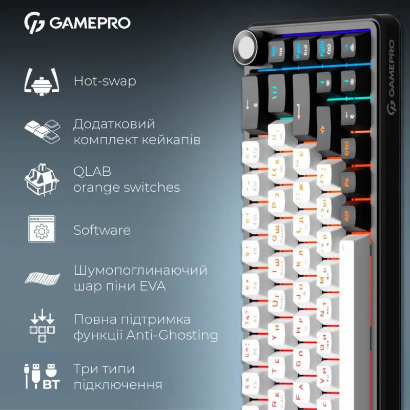 Клавиатура Gamepro MK210B Pro