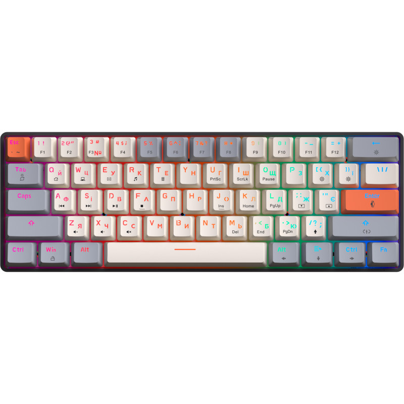 Клавіатура GamePro MK130 V2 Infinity QLAB Sakura Black (MK130-V2-B-QS)