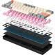 Клавіатура GamePro MK130 V2 Infinity QLAB Sakura Black (MK130-V2-B-QS)