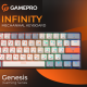 Клавіатура GamePro MK130 V2 Infinity QLAB Sakura Black (MK130-V2-B-QS)