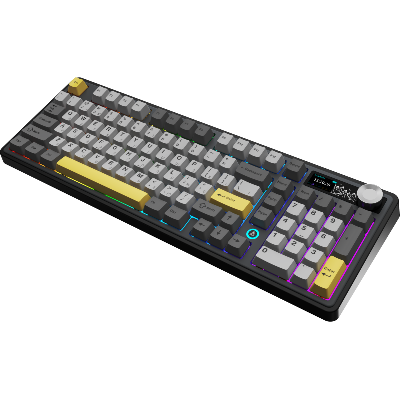 Клавіатура Ajazz AK980 V2 Maillard Switch Black (AK980-V2-M-BGY)