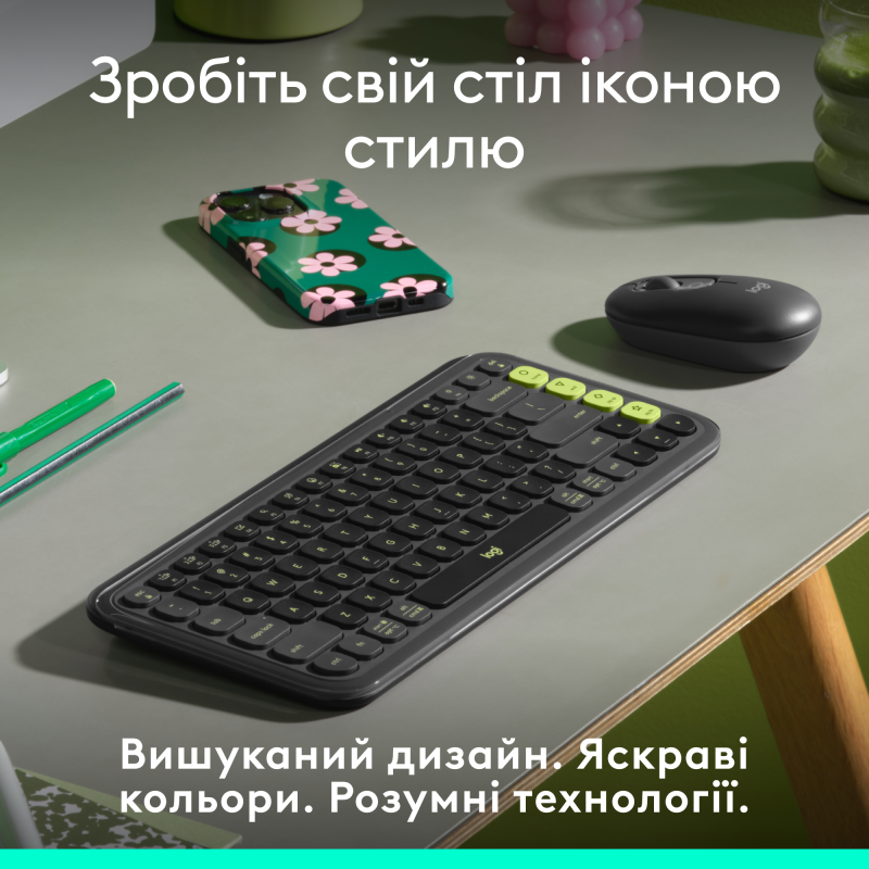 Logitech POP Icon Keys Graphite (920-013157)