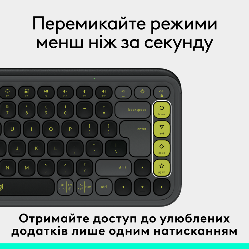 Logitech POP Icon Keys Graphite (920-013157)
