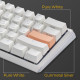 Клавиатура Ducky One 3 Mini Cherry MX Red RGB UA USB White (DKON2161ST-RUAPXPWWWSC1)
