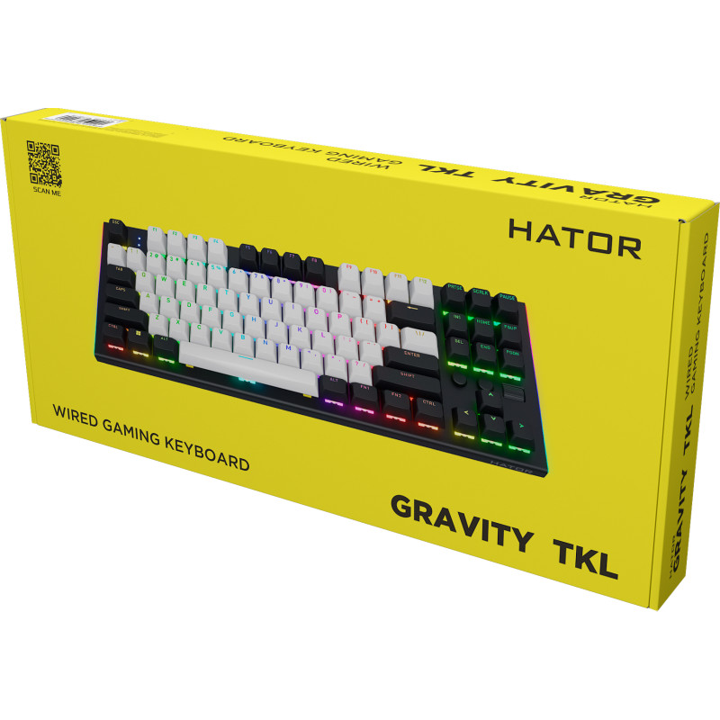 Клавіатура HATOR Gravity TKL Black (HTK560)