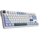 Клавиатура Ajazz AK870 V2 RGB Flying Fish Switch (AK870-V2-FF-BWB) White