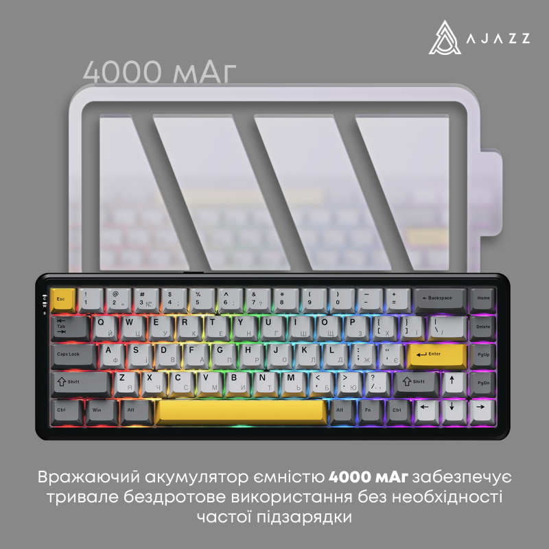 Ajazz AK680-M-BGY-A