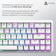 Ajazz AK680 MAX Magnetic Switches White (AK680-WM-W-A)