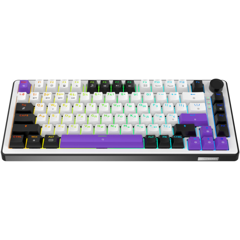 Клавіатура Hator Hellyberry HK75 Wireless White/Violet