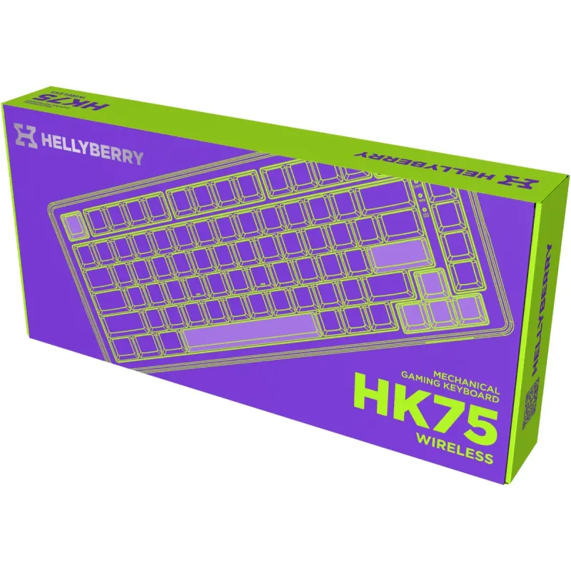 Клавиатура Hator Hellyberry HK75 Wireless White/Violet
