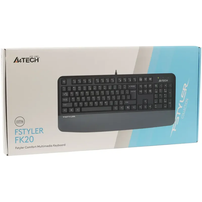 Клавіатура A4Tech FK20 (Grey)