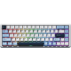 Ajazz AK680 MAX White-Dark Blue (AK680-M-BWD-A)