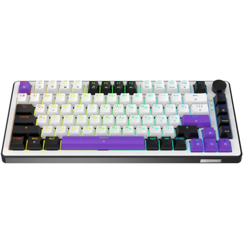 Клавіатура Hator Hellyberry HK75 White/Violet