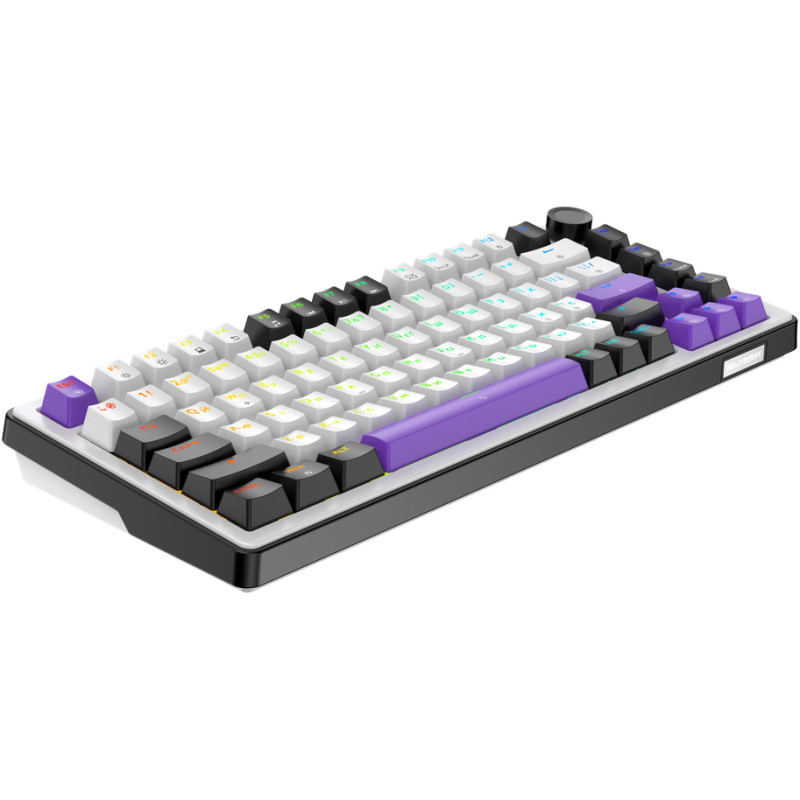 Клавиатура Hator Hellyberry HK75 White/Violet
