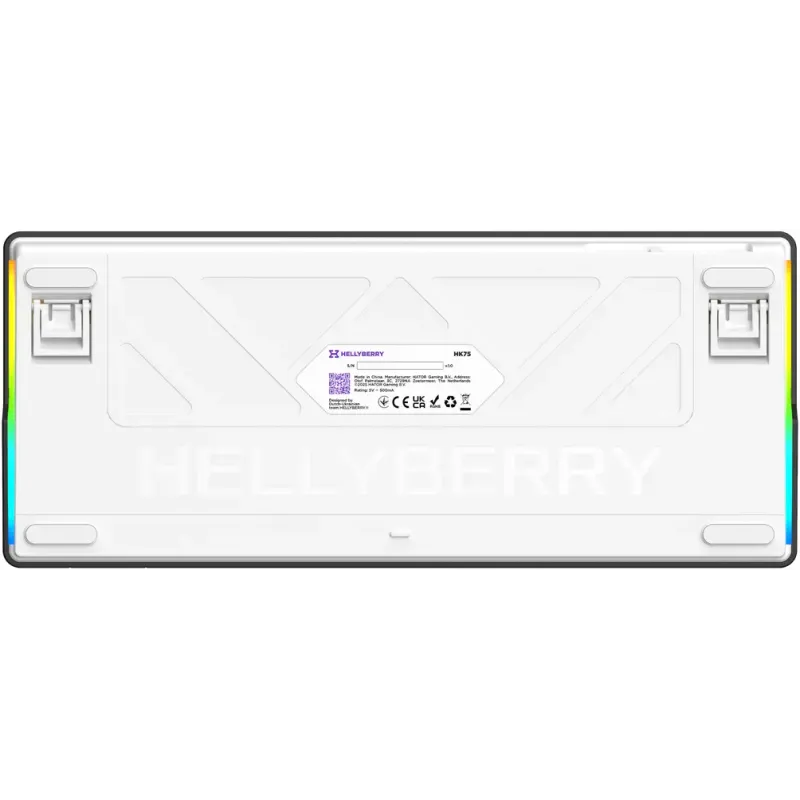 Клавіатура Hator Hellyberry HK75 White/Violet