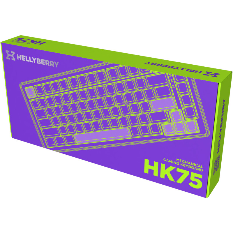 Клавиатура Hator Hellyberry HK75 White/Violet