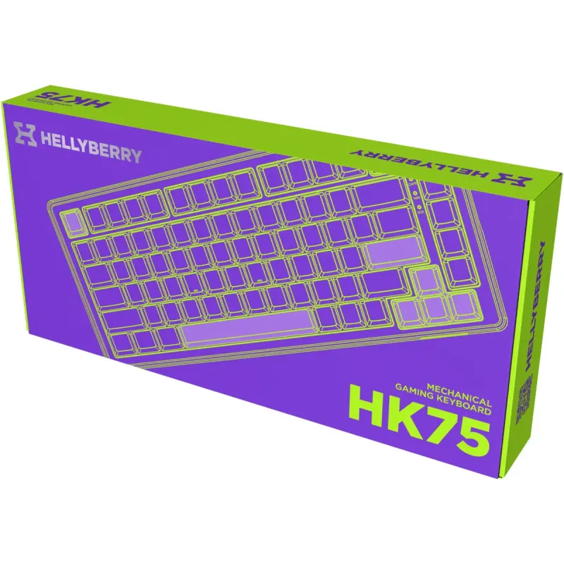 Клавіатура Hator Hellyberry HK75 White/Violet
