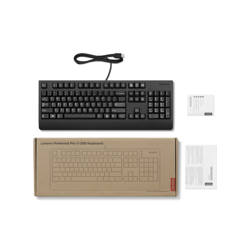 Клавіатура Lenovo Preferred Pro II USB (4Y41R64624)