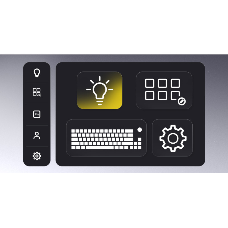 Клавиатура HATOR Skyfall 80 MAG ULTRA 8K black (HTK1880UA)