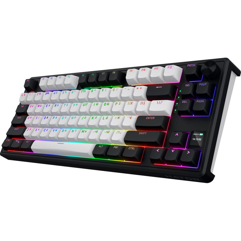 Клавіатура HATOR Skyfall 80 MAG ULTIMA 8K wireless white-black (HTK3880UA)