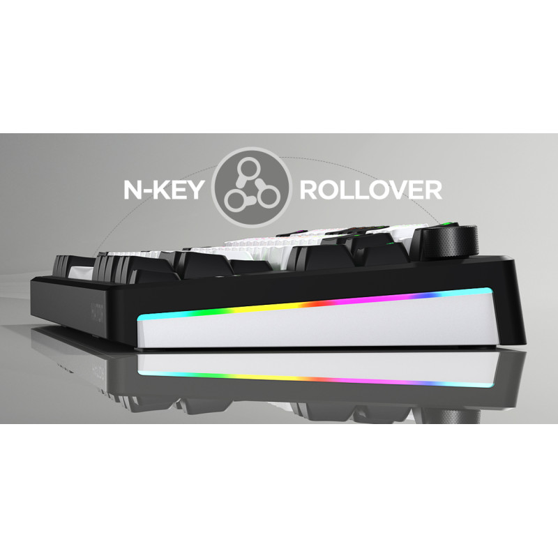 Клавіатура HATOR Skyfall 80 MAG ULTIMA 8K wireless white-black (HTK3880UA)