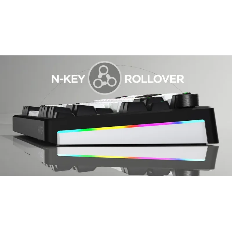 Клавиатура HATOR Skyfall 80 MAG ULTIMA 8K wireless white-black (HTK3880UA)