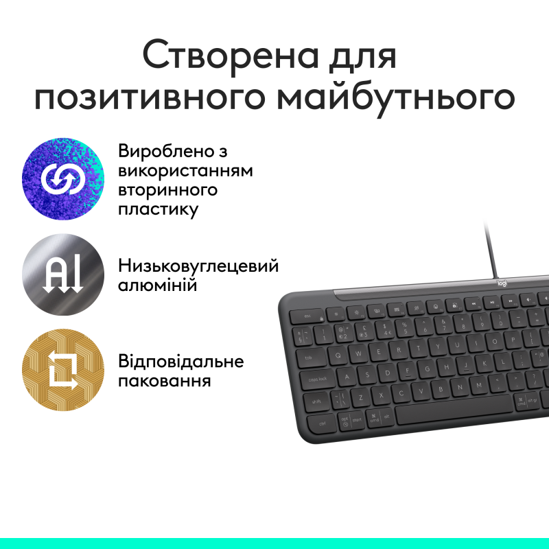 Logitech Signature Slim K620 USB Graphite (920-013333)