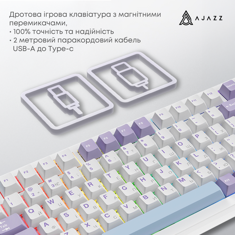 Ajazz AK820MAX-WM-PWB