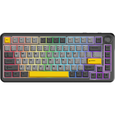 Ajazz AK820 Max Plus Black Grey Yellow (AK820MAX-DD-BGY)