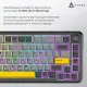 Клавиатура Ajazz AK820 Max Plus Black Grey Yellow (AK820MAX-DD-BGY)