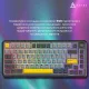 Клавиатура Ajazz AK820 Max Plus Black Grey Yellow (AK820MAX-DD-BGY)