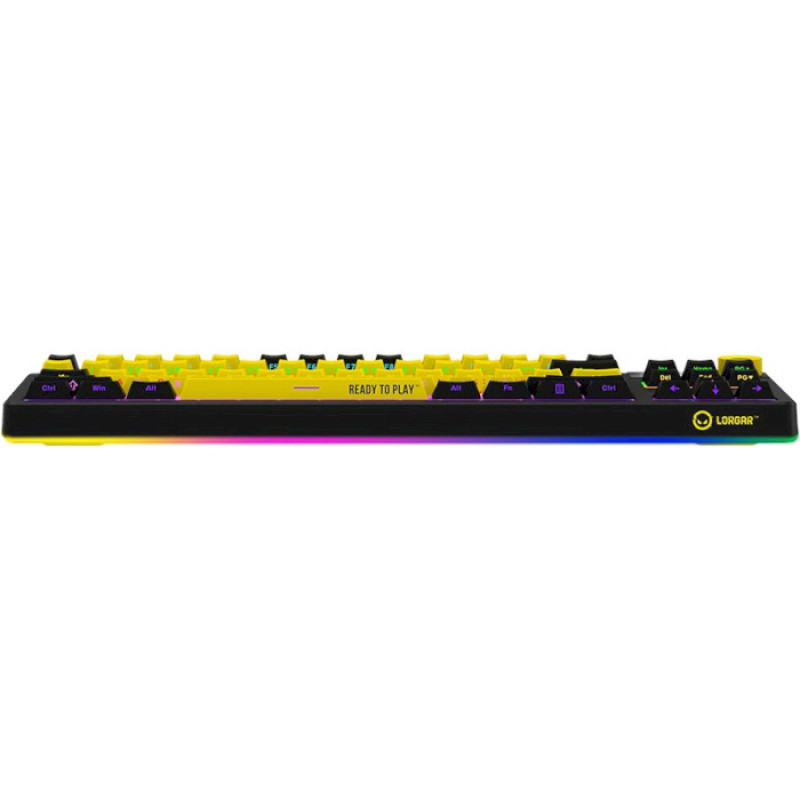 Lorgar KBP70TKLW Toxic Purple ENG WL/RT/USB Black/Yellow (LRG-KBP70TKLW-YL-US)