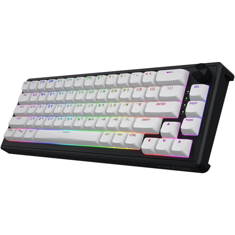 Клавиатура HATOR Skyfall 65 MAG ULTRA 8K Black-White (HTK1860UA)