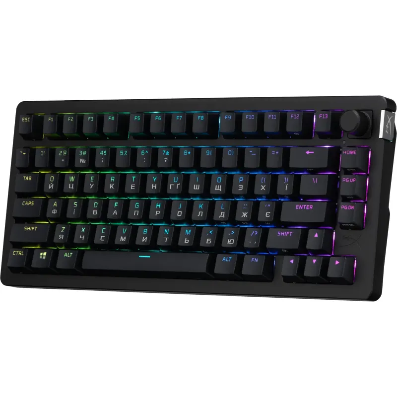 Клавіатура HyperX Alloy Rise 75 Black (91Y91AA)