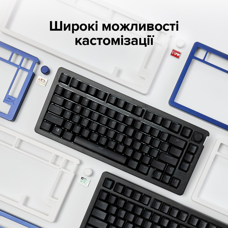 Клавіатура HyperX Alloy Rise 75 Black (91Y91AA)