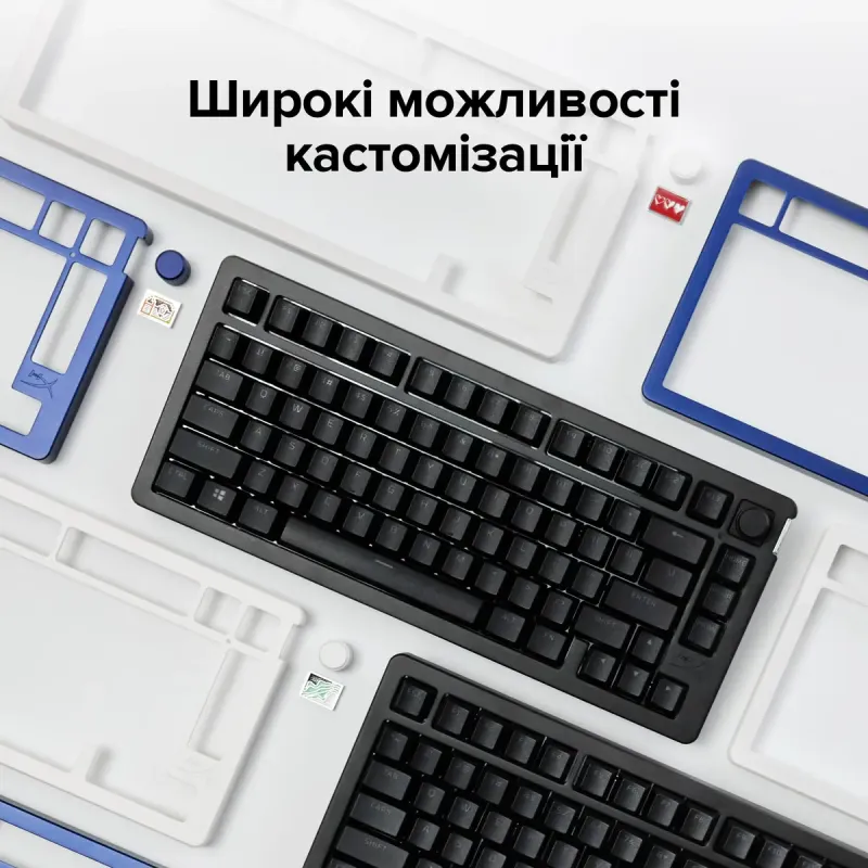 Клавіатура HyperX Alloy Rise 75 Black (91Y91AA)