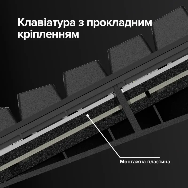 Клавіатура HyperX Alloy Rise 75 Black (91Y91AA)