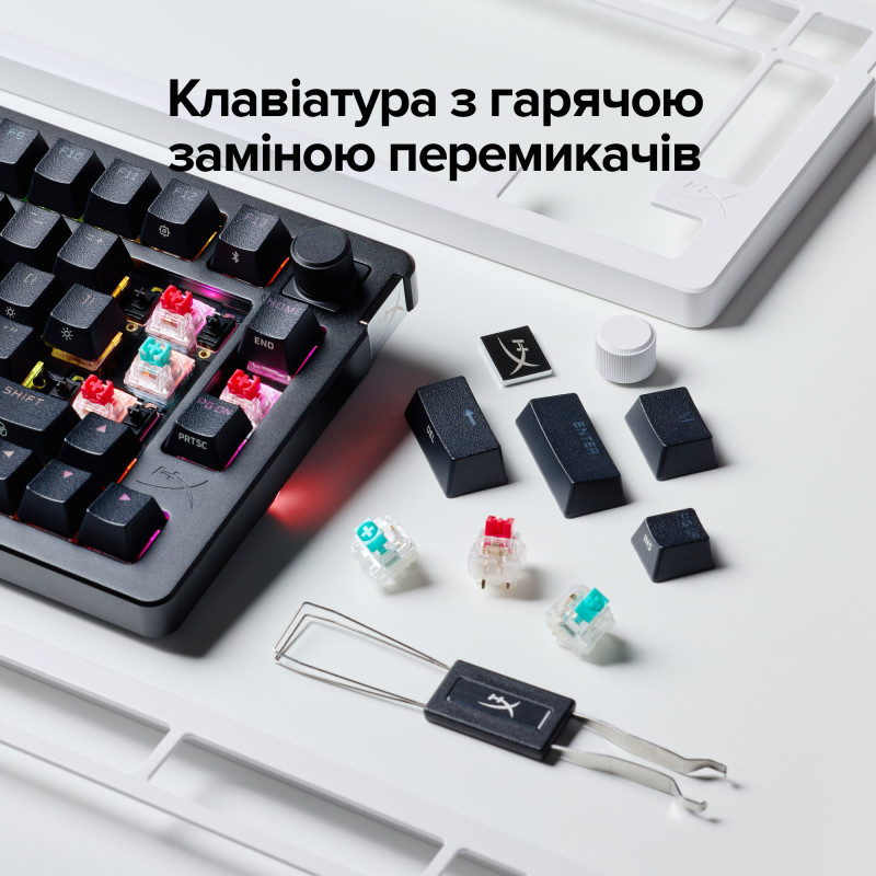 Клавіатура HyperX Alloy Rise 75 Black (91Y91AA)