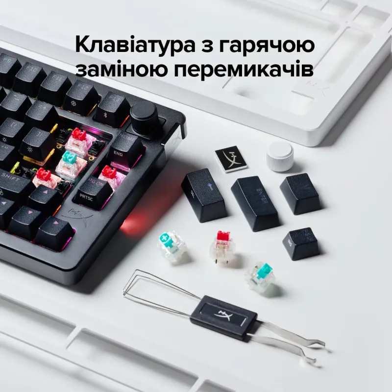 Клавіатура HyperX Alloy Rise 75 Black (91Y91AA)